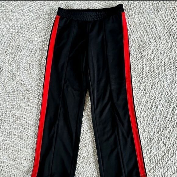 Wild FableWomen's High-Rise Track Pants Side Pocket  Red Black White NWT SizeXS - Picture 2 of 11